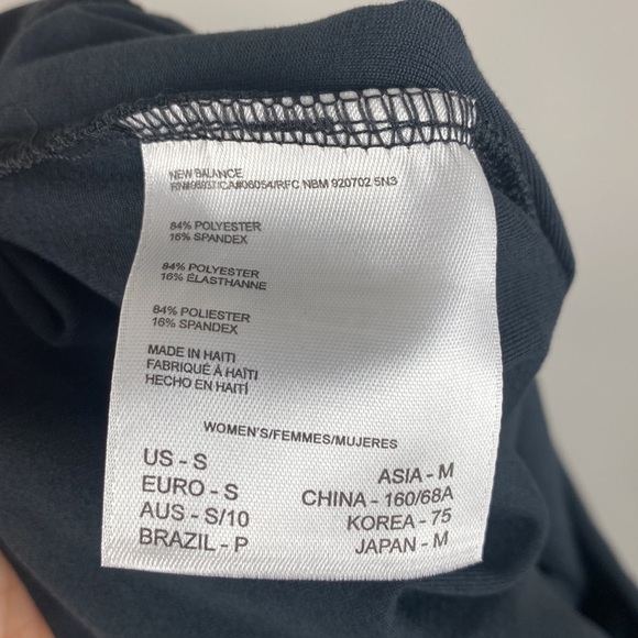 NWT Women New Balance BDry Black Capri Leggings Sz S Gym Running Wicking Workout - Picture 11 of 13